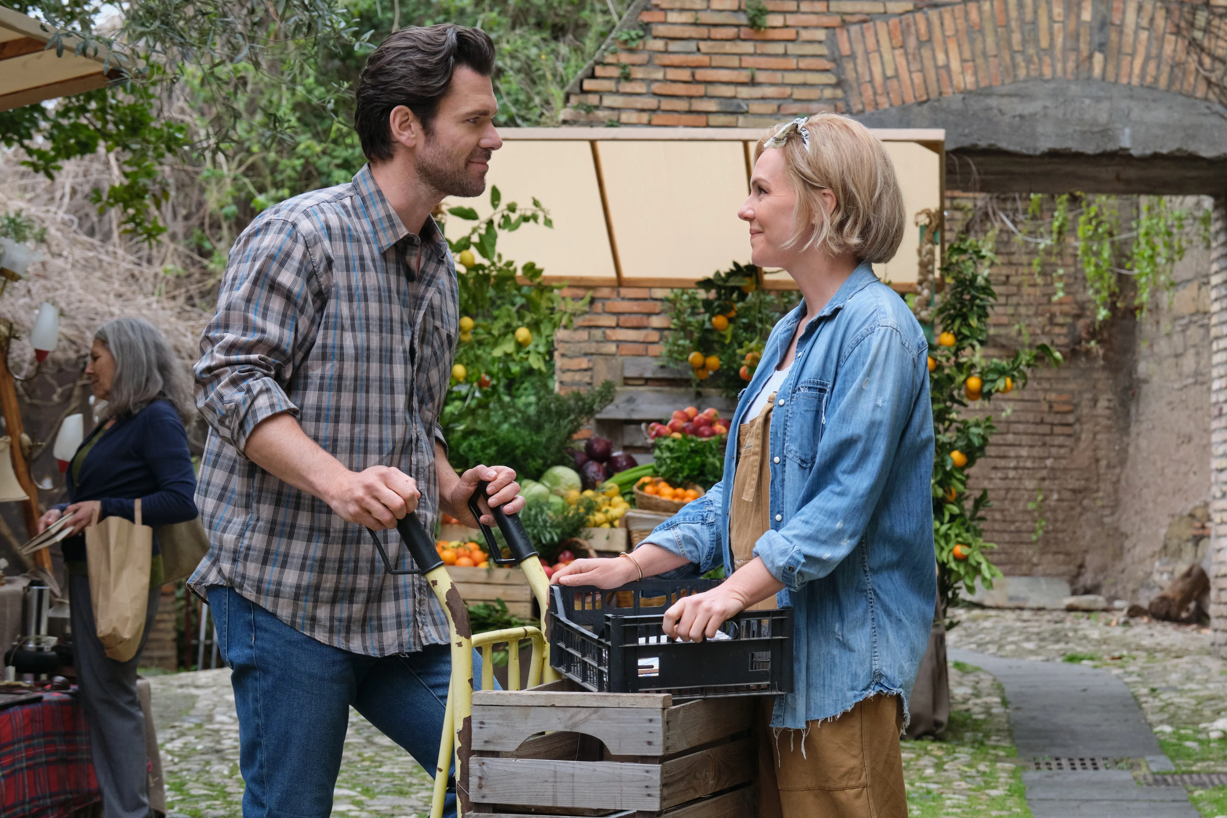 Eloise Mumford and Kevin McGarry in Villa Amore