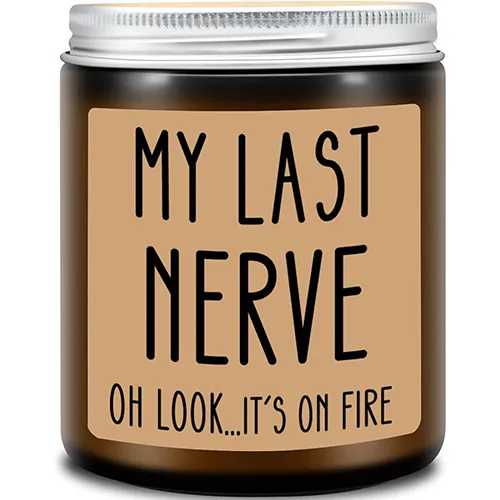 Homsolver My Last Nerve Candle
