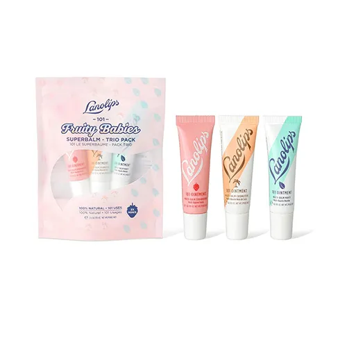 Lanolips 101 Fruity Babies Trio Stocking Stuffers