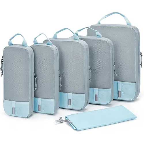 Bagsmart 6 Piece Set of Compression Packing Cubes