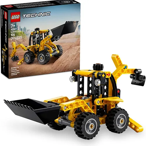 Lego Technic Backhoe Loader Construction Toy