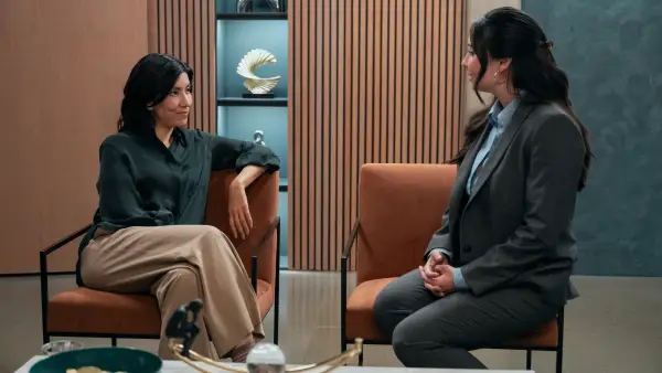 Lilah Estrada Gushes Over 'Man on the Inside' Romance With Stephanie Beatriz