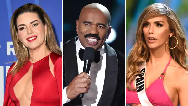 Alicia Machado Steve Harvey y Angela Ponce
