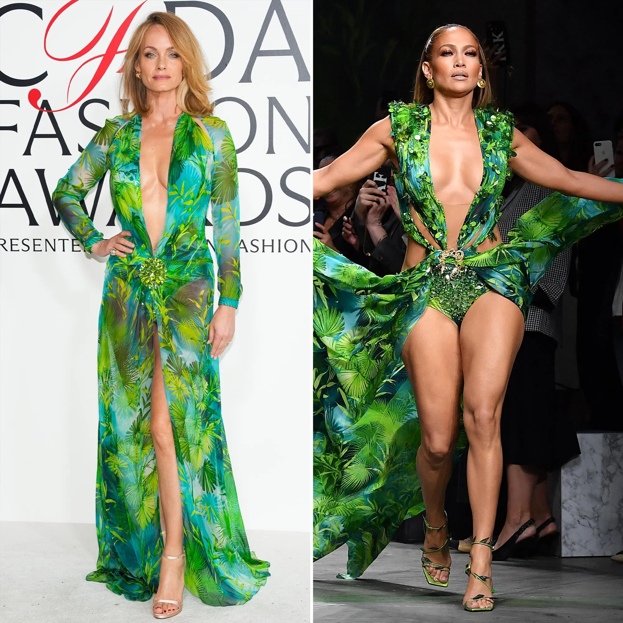 Amber Valletta Wears JLos Iconic Versace Dress at CFDA Awards