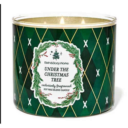 Bath & Body Works Under The Christmas Tree 3-Wick Candle