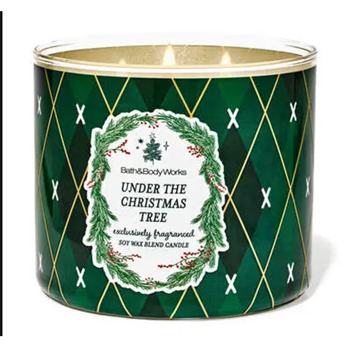 Bath & Body Works Under The Christmas Tree 3-Wick Candle
