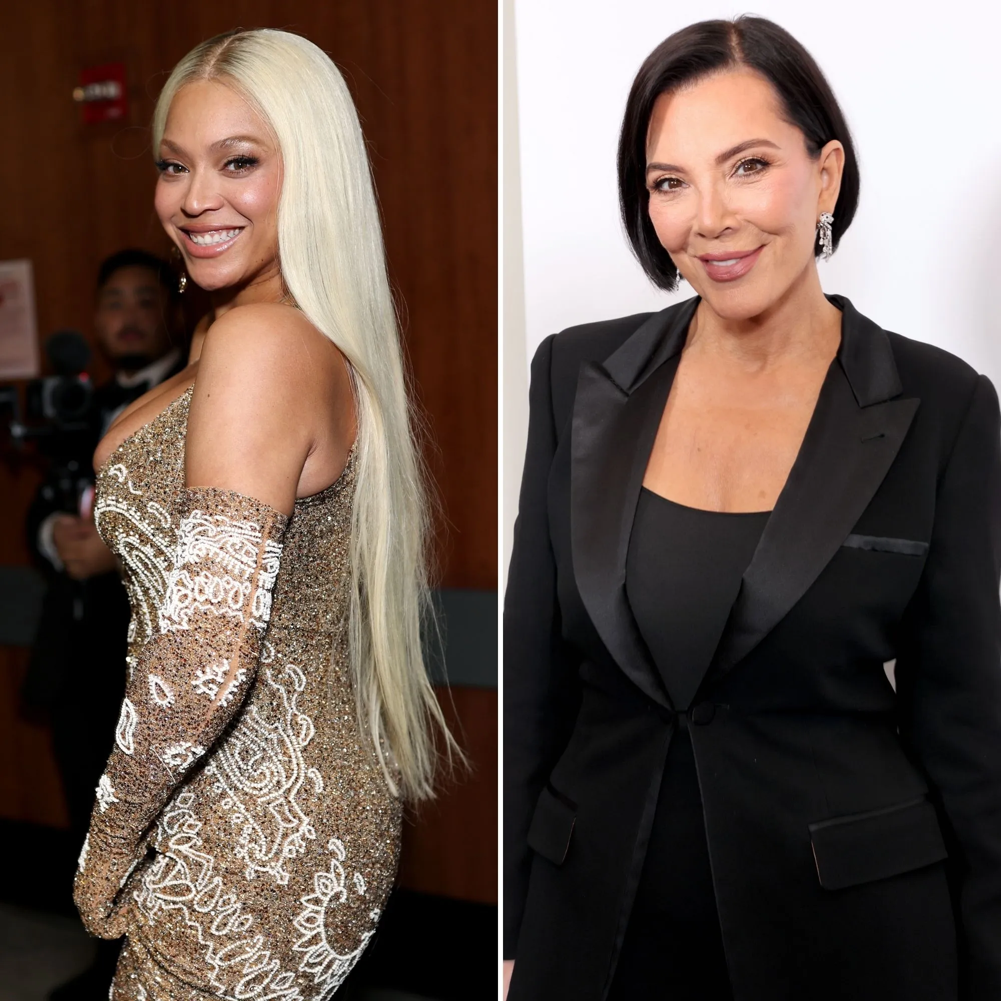 Beyonce Pictured With Mom Tina Knowles at Kris Jenner's 70th Birthday Bash