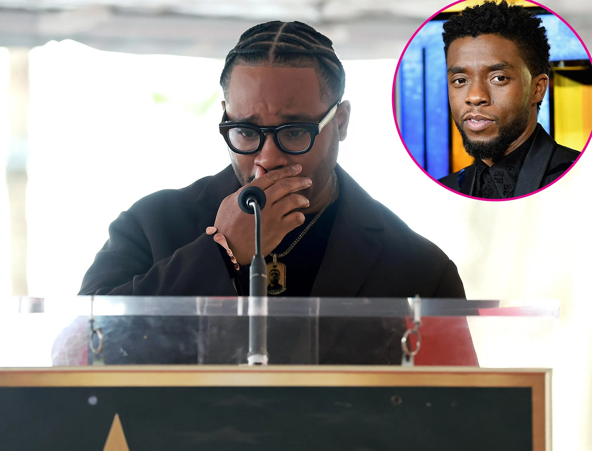 Black Panther Director Tears Up at Chadwick Bosemans Walk of Fame Ceremony