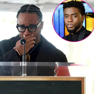 Black Panther Director Tears Up at Chadwick Bosemans Walk of Fame Ceremony