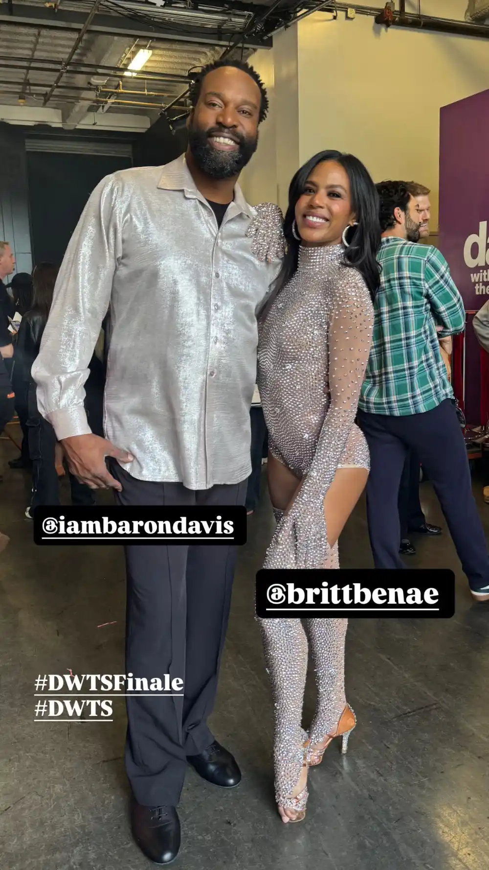 Britt Stewart and Baron Davis