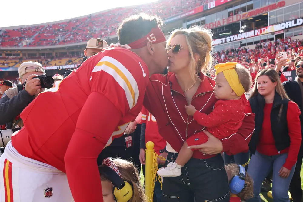 Brittany Mahomes Shows Off an Elaborate Updo While Cheering on Patrick Mahomes