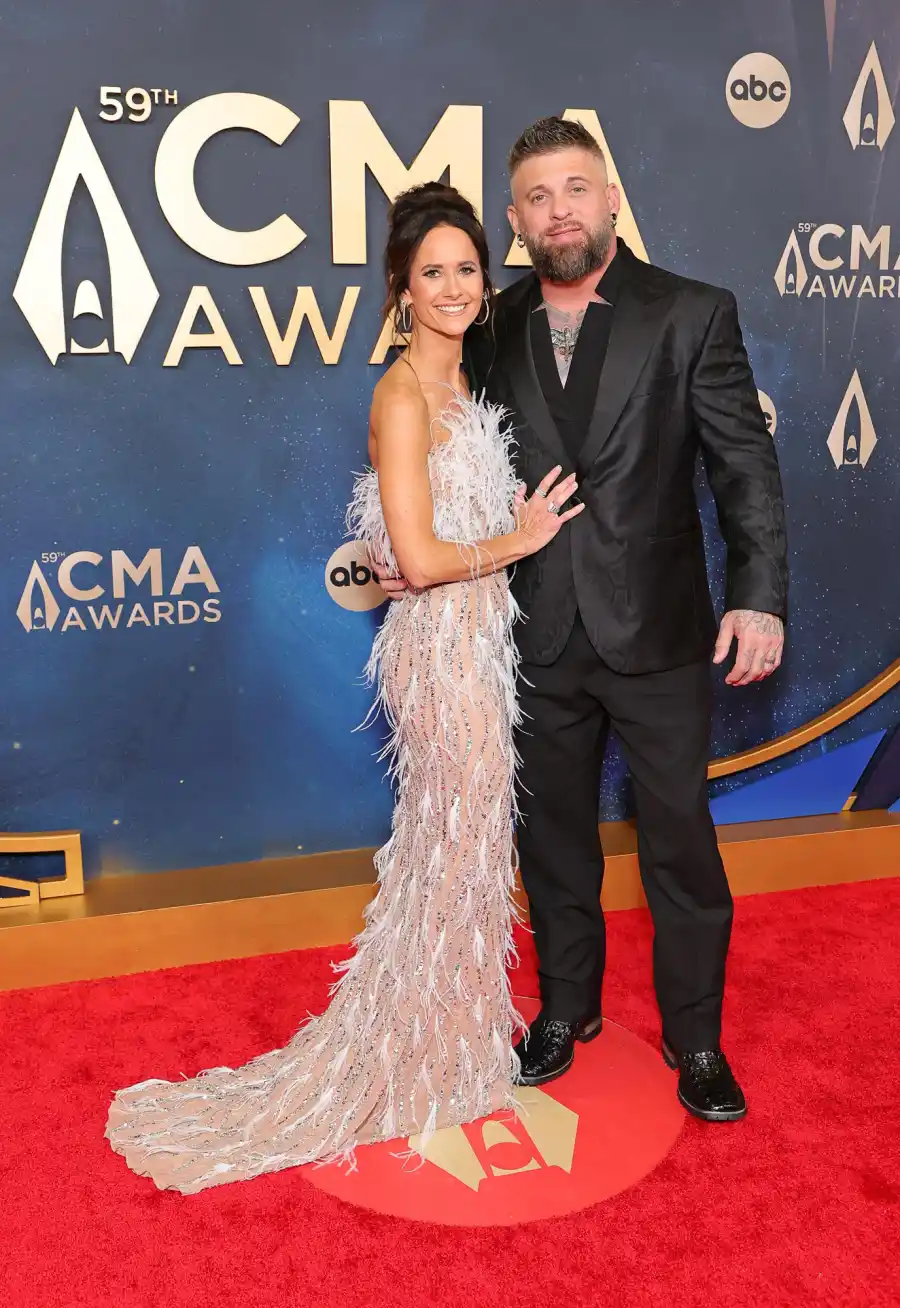CMA Awards 2025 59th Arrivals Amber Cochran Gilbert and Brantley Gilbert 2247529258