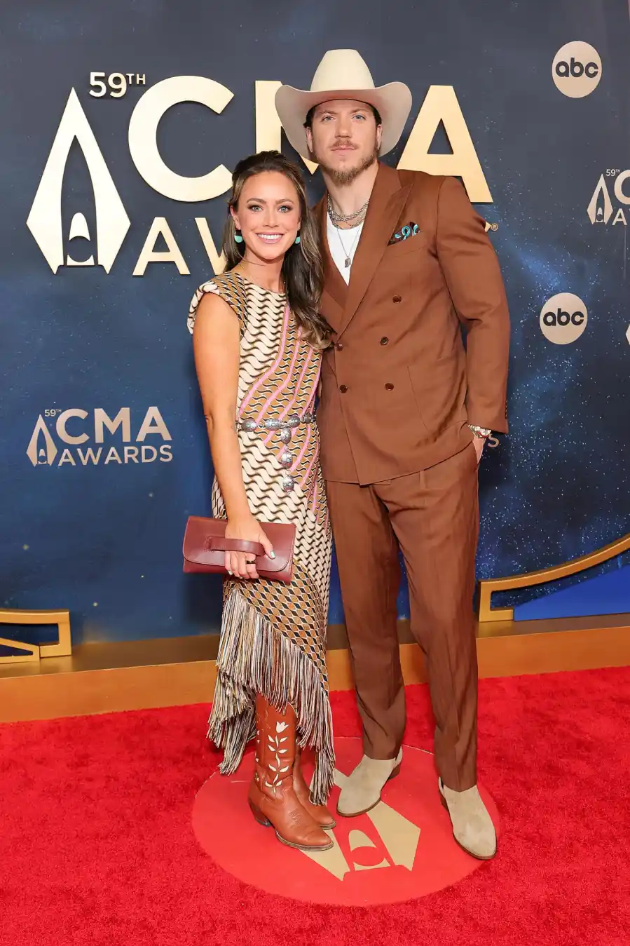 CMA Awards 2025 59th Arrivals Brittany Ann Schneider and Brandon Lake 2247540214