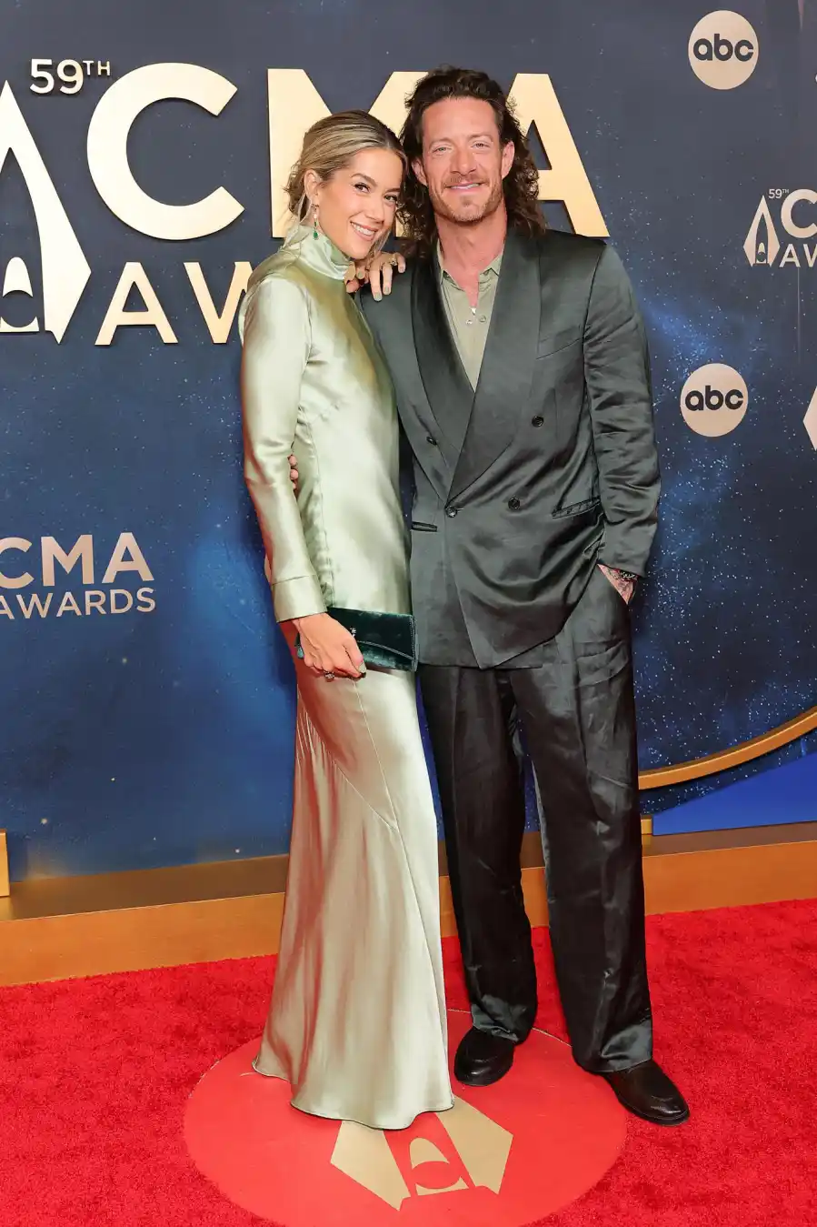 CMA Awards 2025 59th Arrivals Hayley Stommel and Tyler Hubbard 2247539660