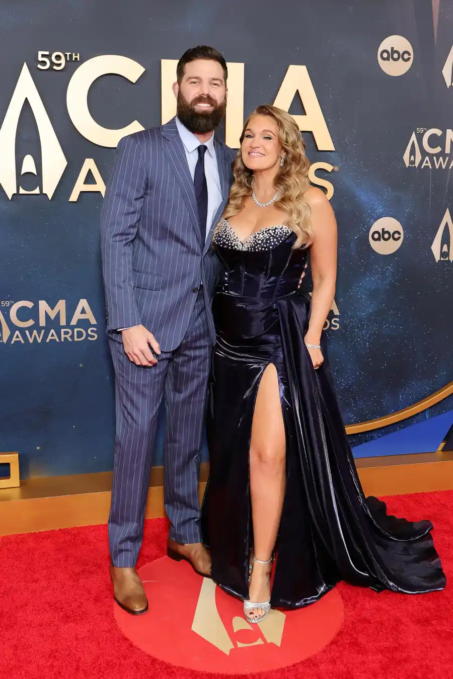 CMA Awards 2025 59th Arrivals Jordan Davis and Kristen Davis 2247546073