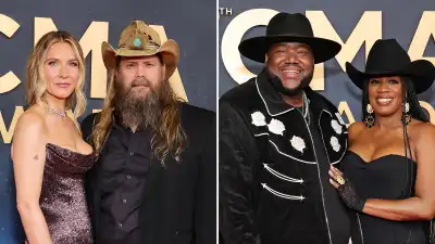 CMA Awards 2025 59th Arrivals Morgane Stapleton and Chris Stapleton Michael Trotter Jr and Tanya Trotter of The War and Treaty 2247546015 2247538160