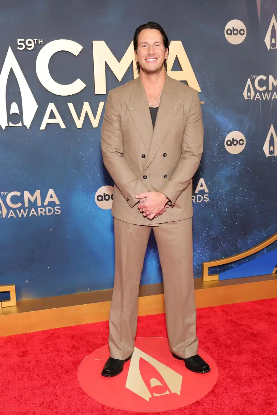 CMA Awards 2025 59th Arrivals Russell Dickerson 2247539296