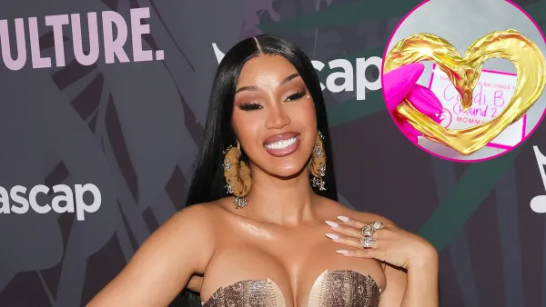 Cardi B Turns Her Umbilical Cord Into a Gold Jewelry Pendant