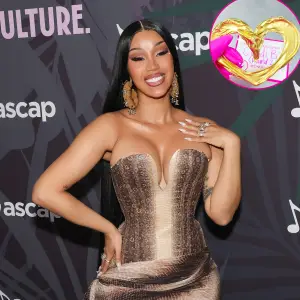 Cardi B Turns Her Umbilical Cord Into a Gold Jewelry Pendant