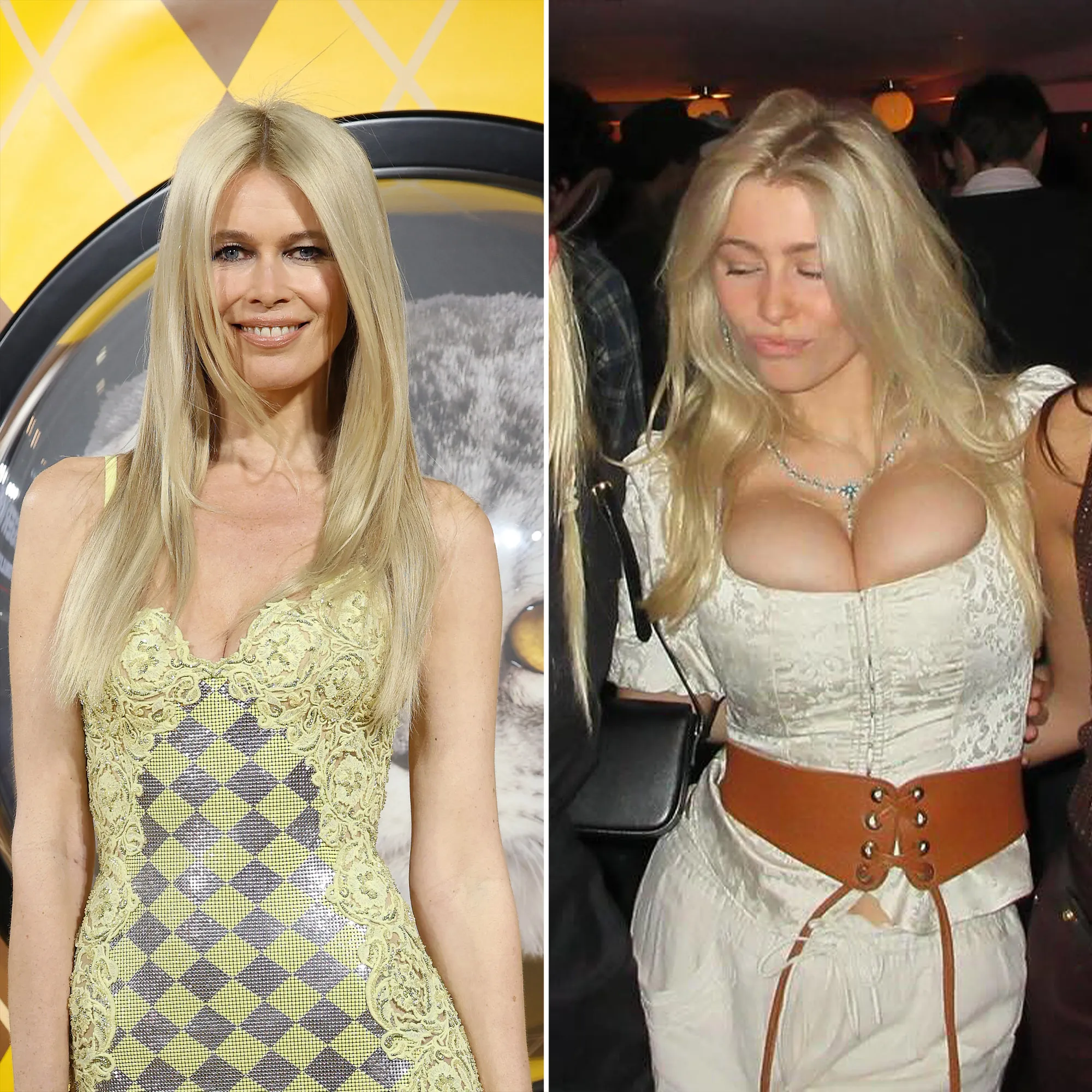 Claudia Schiffer s Daughter Clementine 21 Flaunts Curves in a Push Up Top