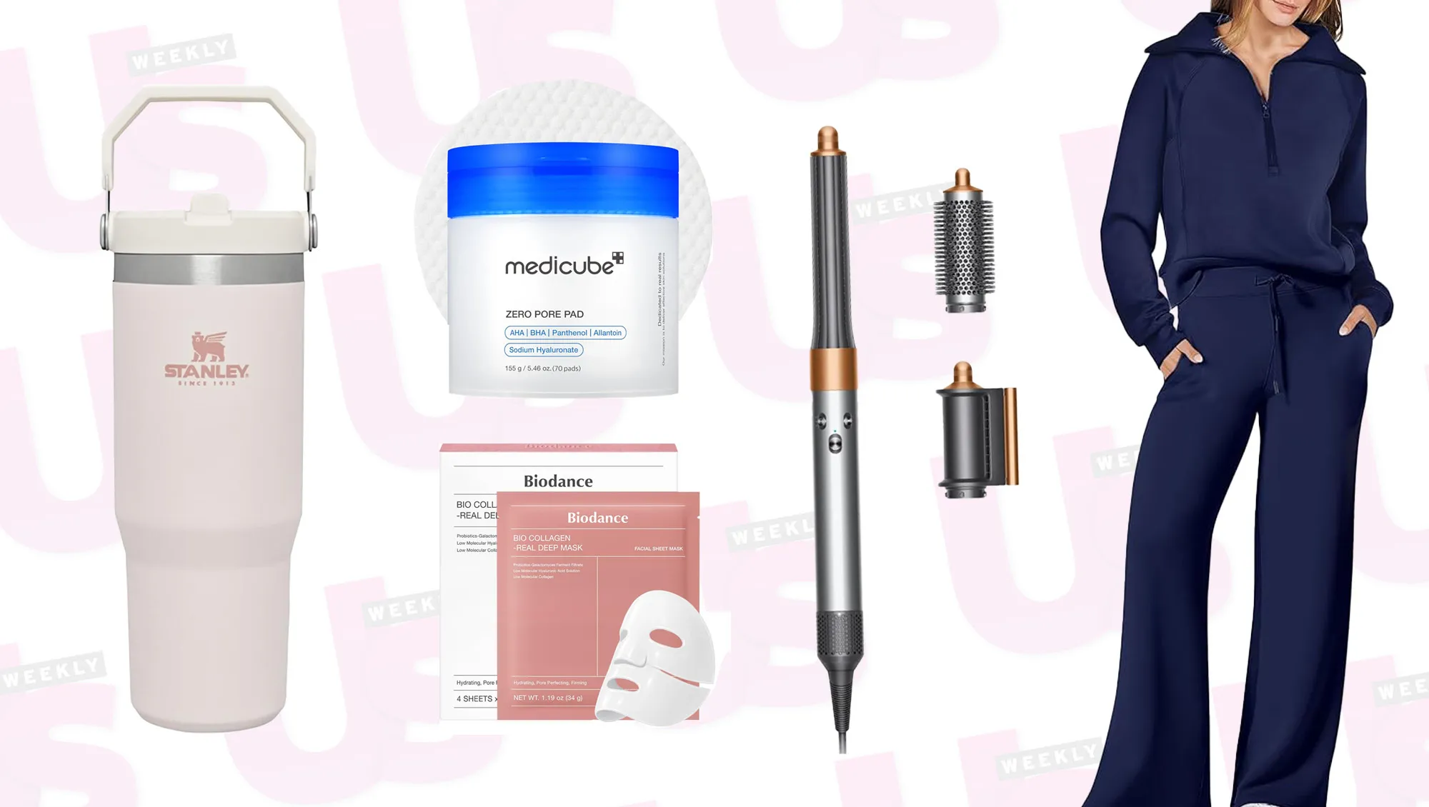 Collage of Amazon editor’s picks on sale, including Medicube, Dyson, and more