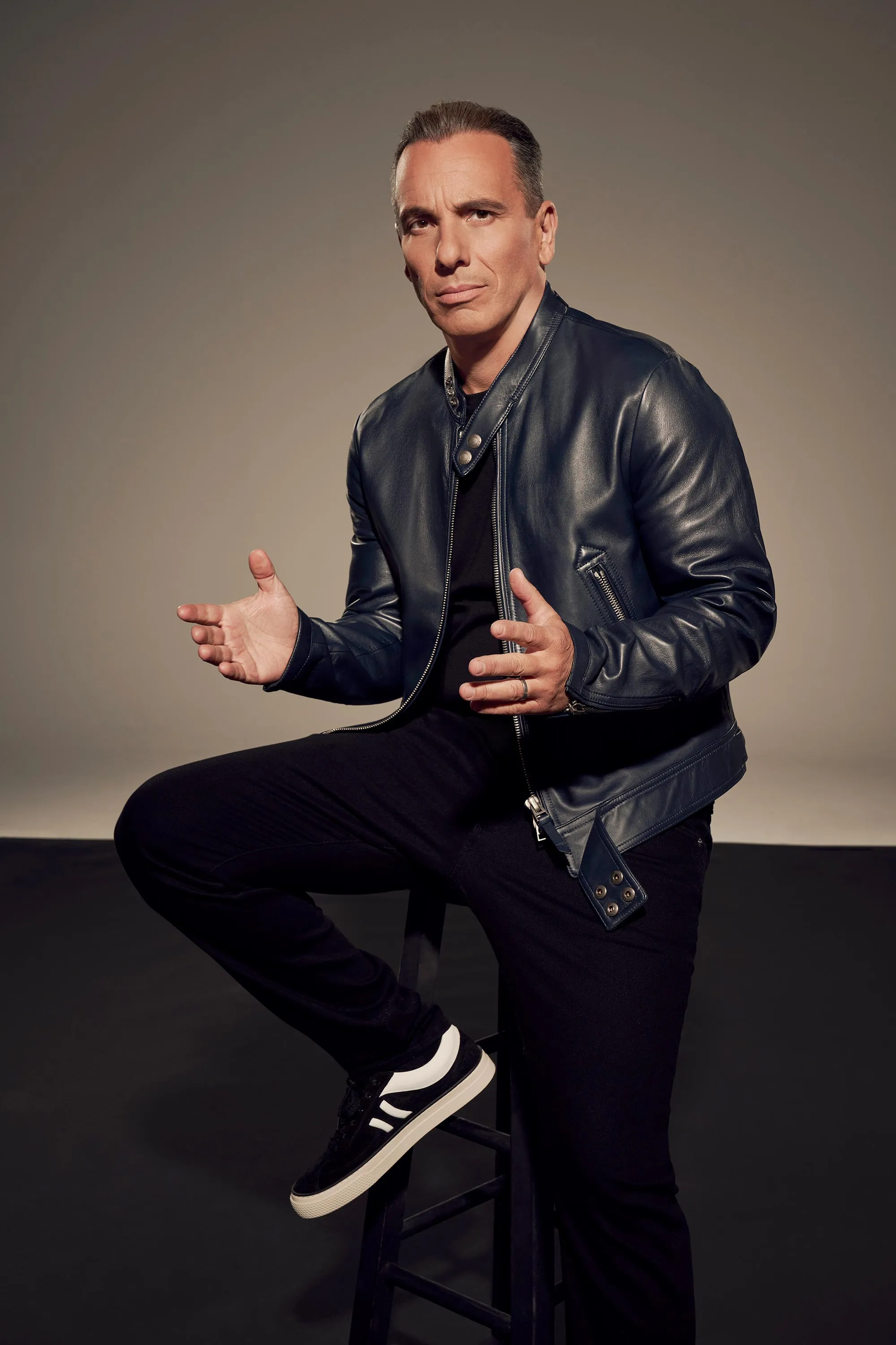 Comedian Sebastian Maniscalco Talks Wanting to Make People Laugh Fatherhood and Full Circle Moments