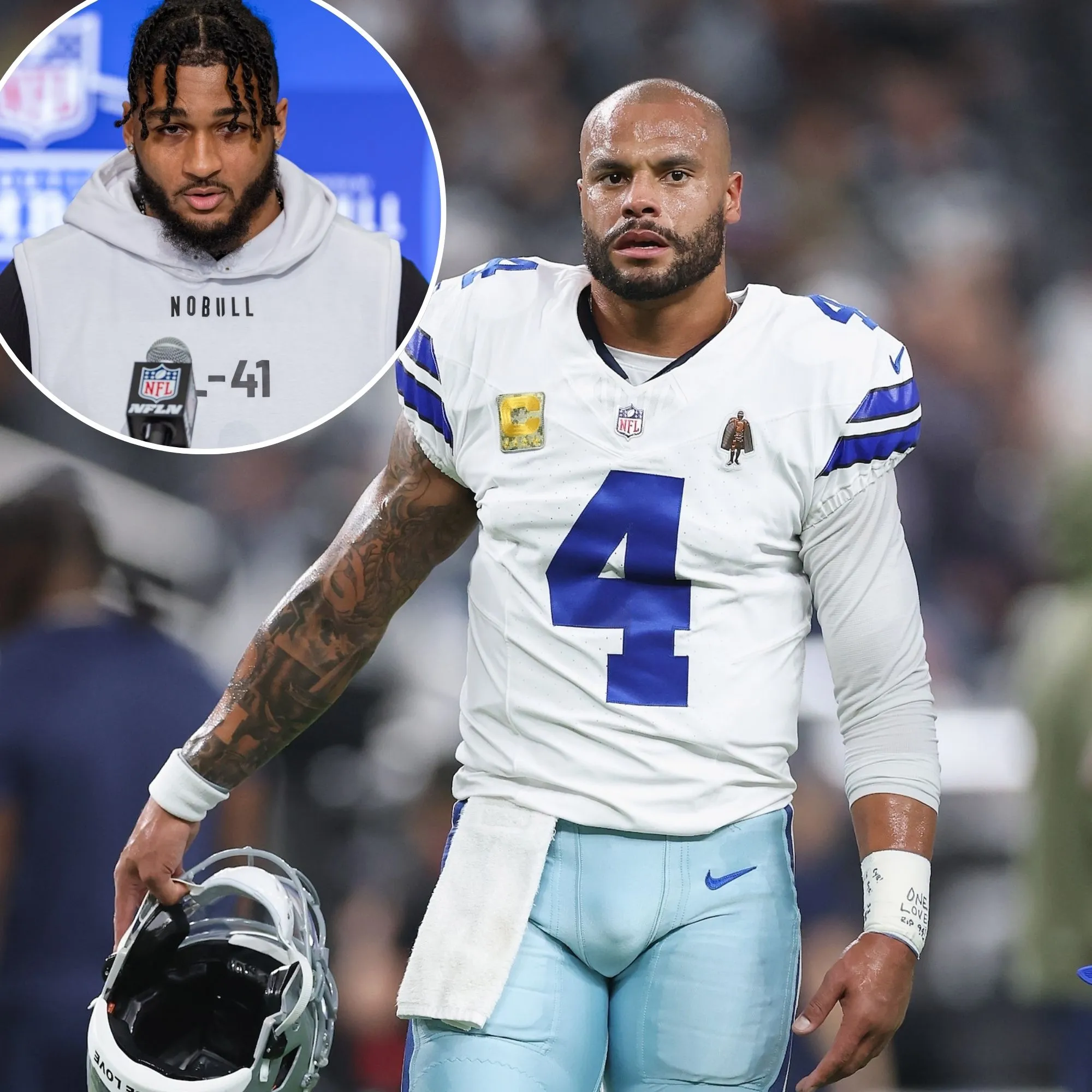 Dallas Cowboys Dak Prescott Dedicates Win Over Eagles to Marshawn Kneeland