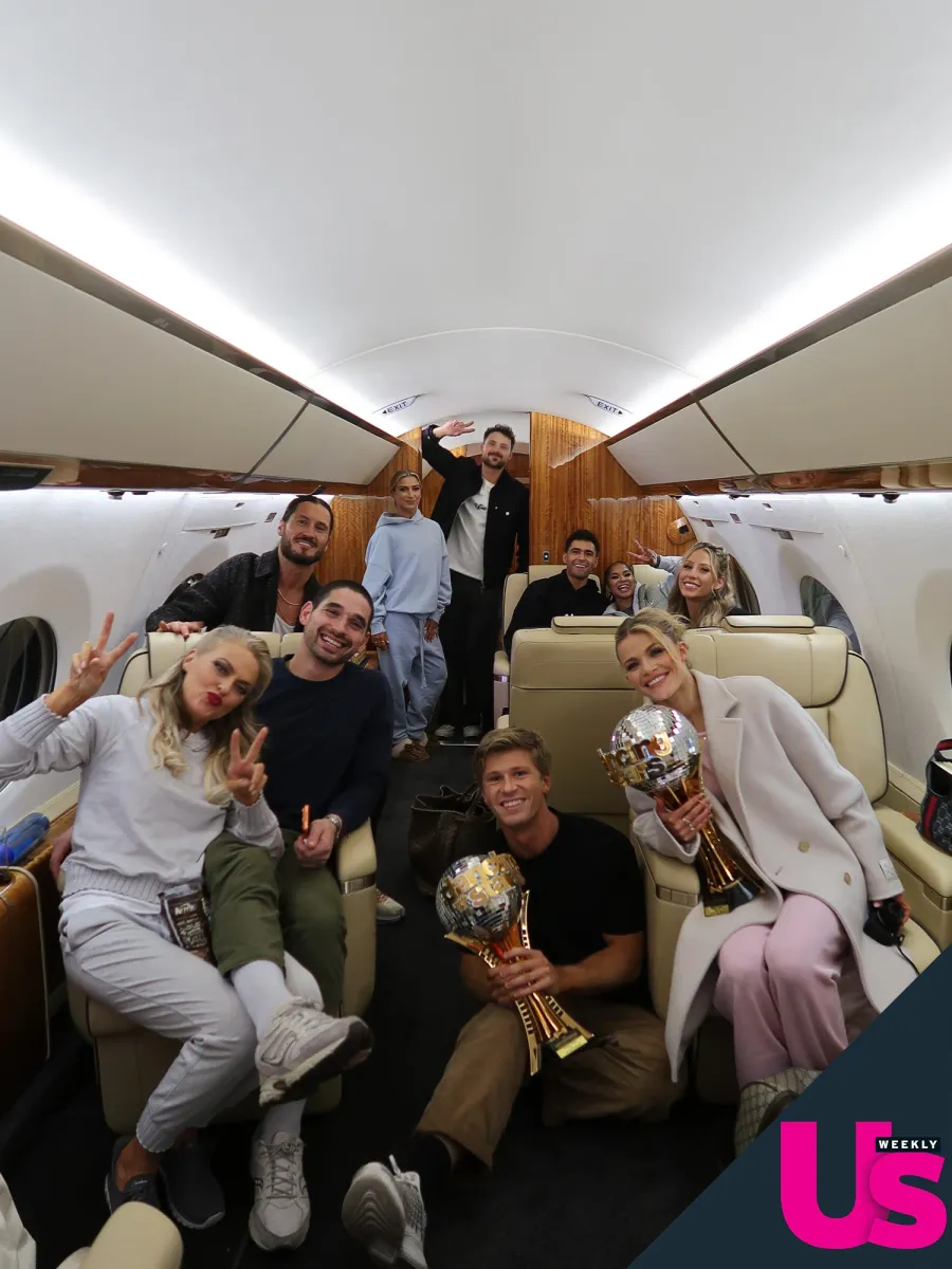 Dancing With the Stars Cast Jets to NYC After Season 34 Finale Behind the Scenes Photos DWTS 1