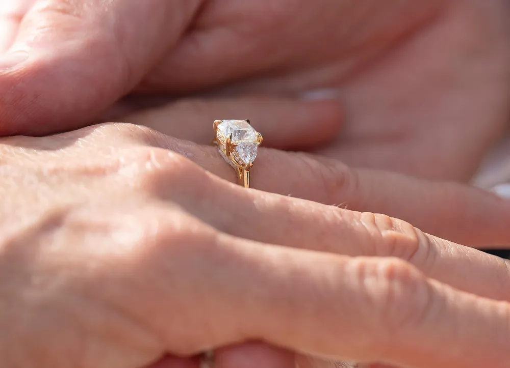 Details About Golden Bachelors Mel Owens Non Engagement Diamond Ring