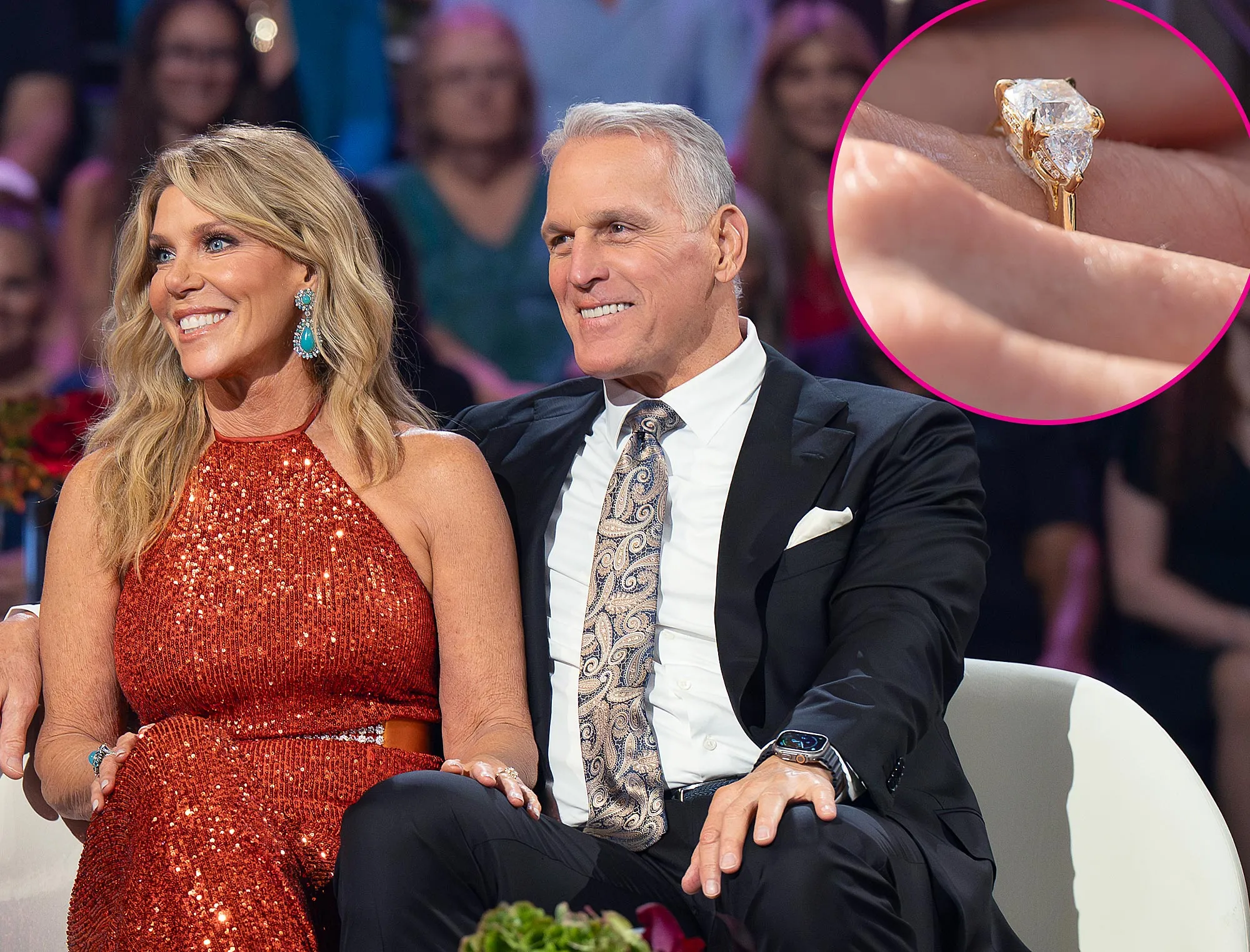 Details About Golden Bachelors Mel Owens Non Engagement Diamond Ring