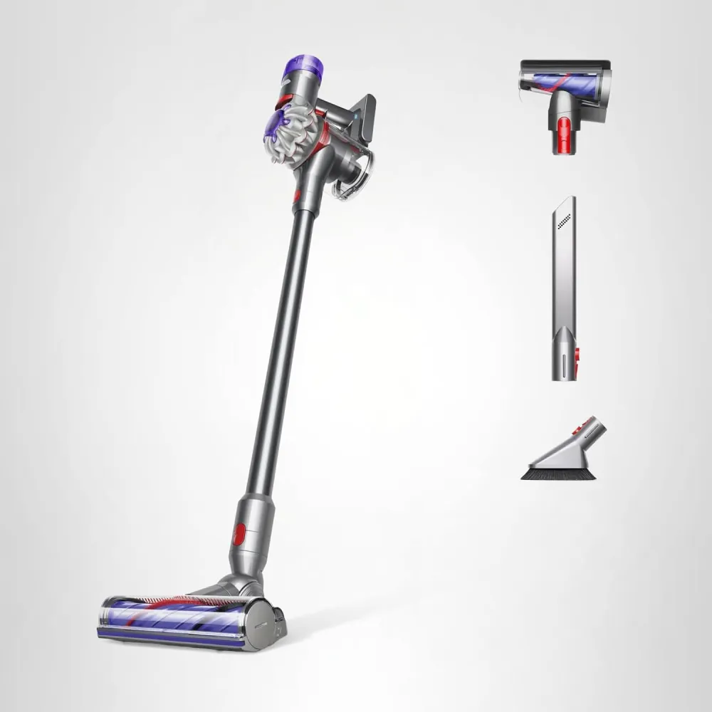Dyson V8 Plus cordless vacuum cleaner with cleaning attachments