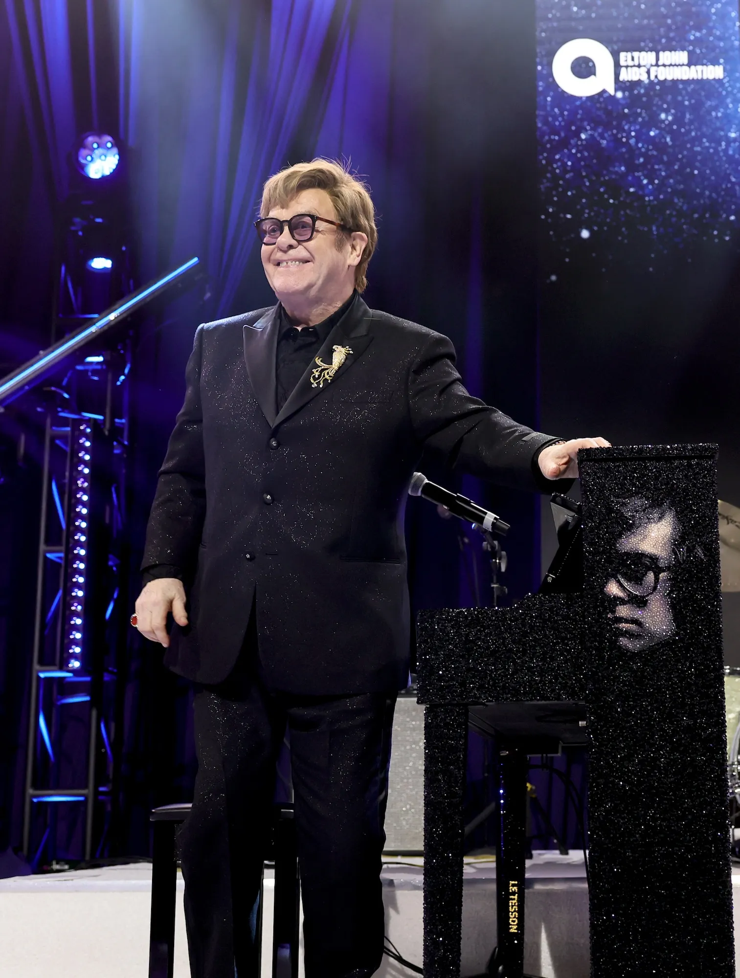 Elton John Says There Is Hope After Devastating Right Eye Vision Loss GettyImages-2075003049