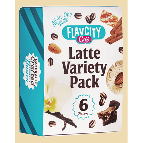 FlavCity Instant Latte Variety Pack
