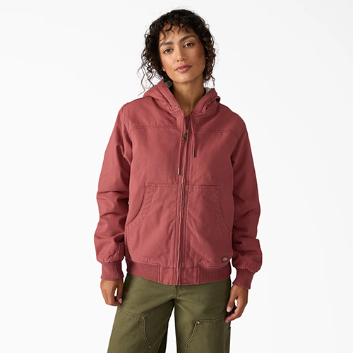 Fleece-Lined Duck Canvas Jacket