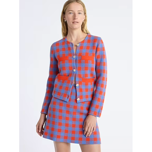 Free Assembly Women's Plaid Cardigan Sweater