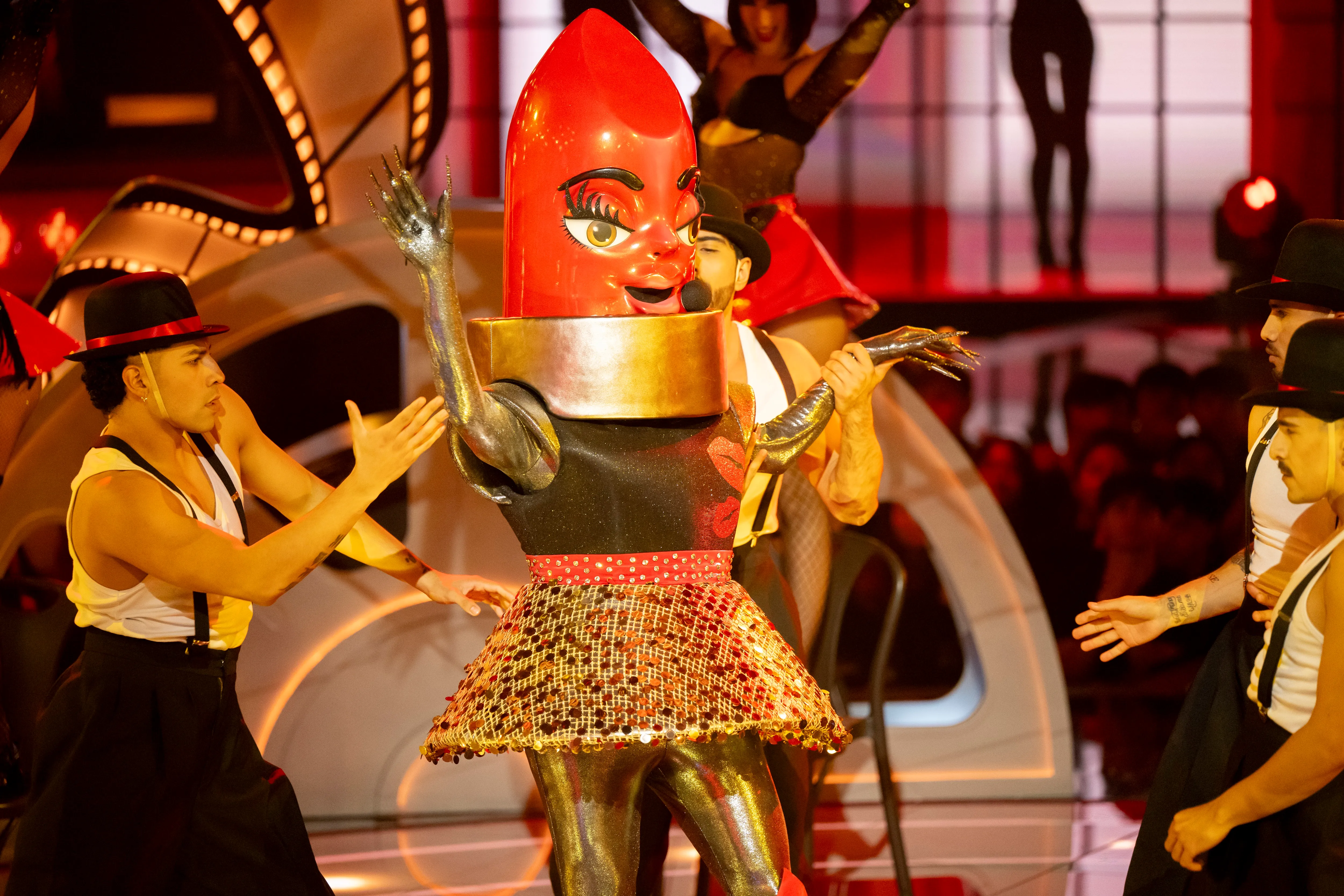 Cynthia Klitbo es “Ruby Gloss” en 'Quién es la Máscara'.