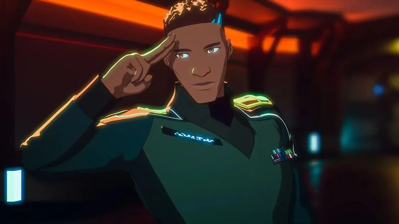 Michael B. Jordan's character, Julian Chase, in Gen:Lock