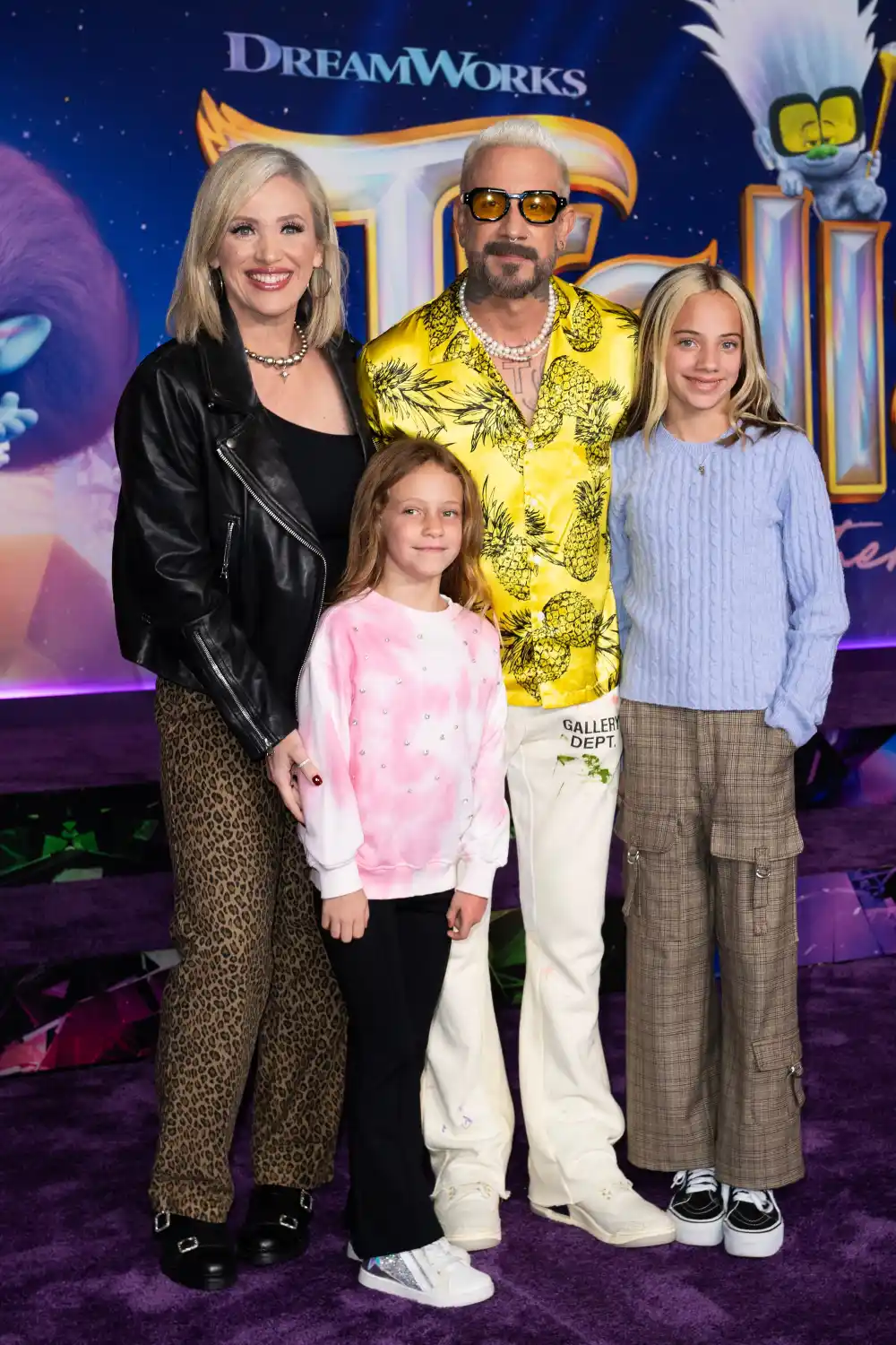 Rochelle DeAnna McLean, Lyric McLean, AJ McLean and Elliott McLean