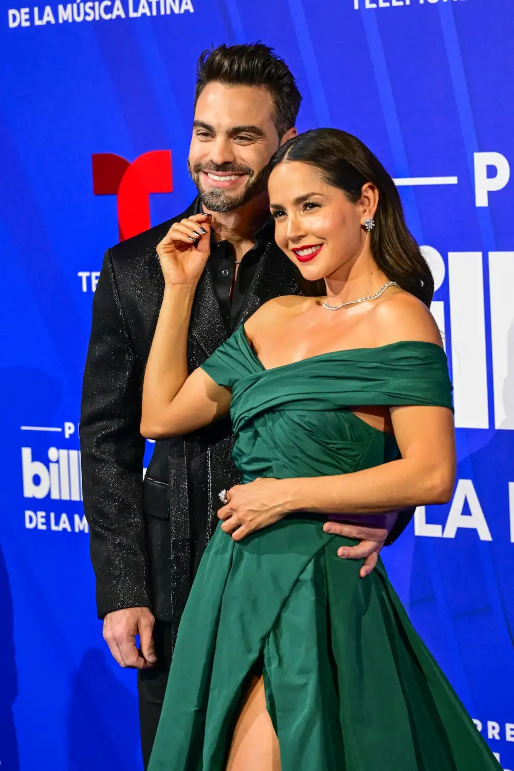 Frederik Oldenburg y la actriz colombiana Carmen Villalobos