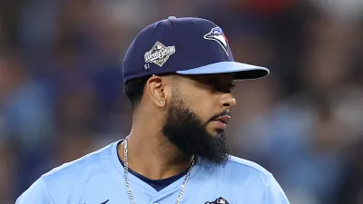 GettyImages-2244405543 number 51 on his hat to support support Alex Vesia