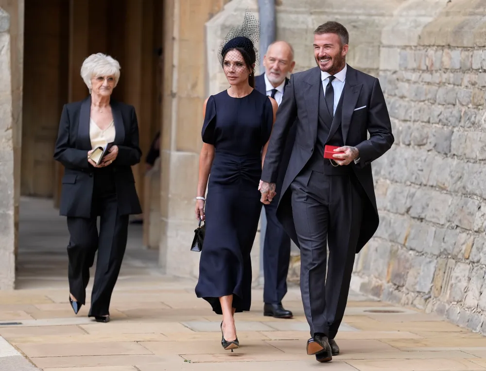 David Beckham Is Knighted by King Charles With Wife Victoria By His Side