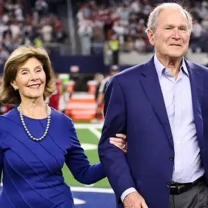GettyImages-2244896763 George W. Bush Laura Bush 2025