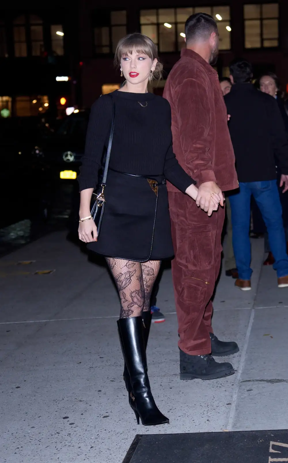 Taylor Swift&rsquo;s Little Black Look on Travis Kelce Date Night Cost Over $24K &mdash; See Her Outfit Breakdown