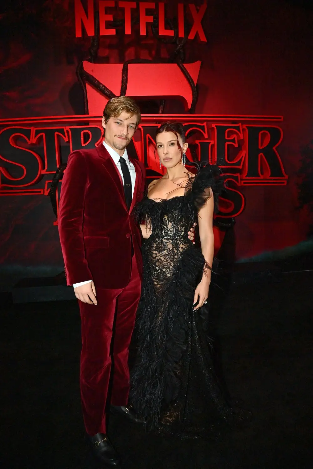 Millie Bobby Brown Stuns in Sheer Lace Gown at 'Stranger Things' Premiere