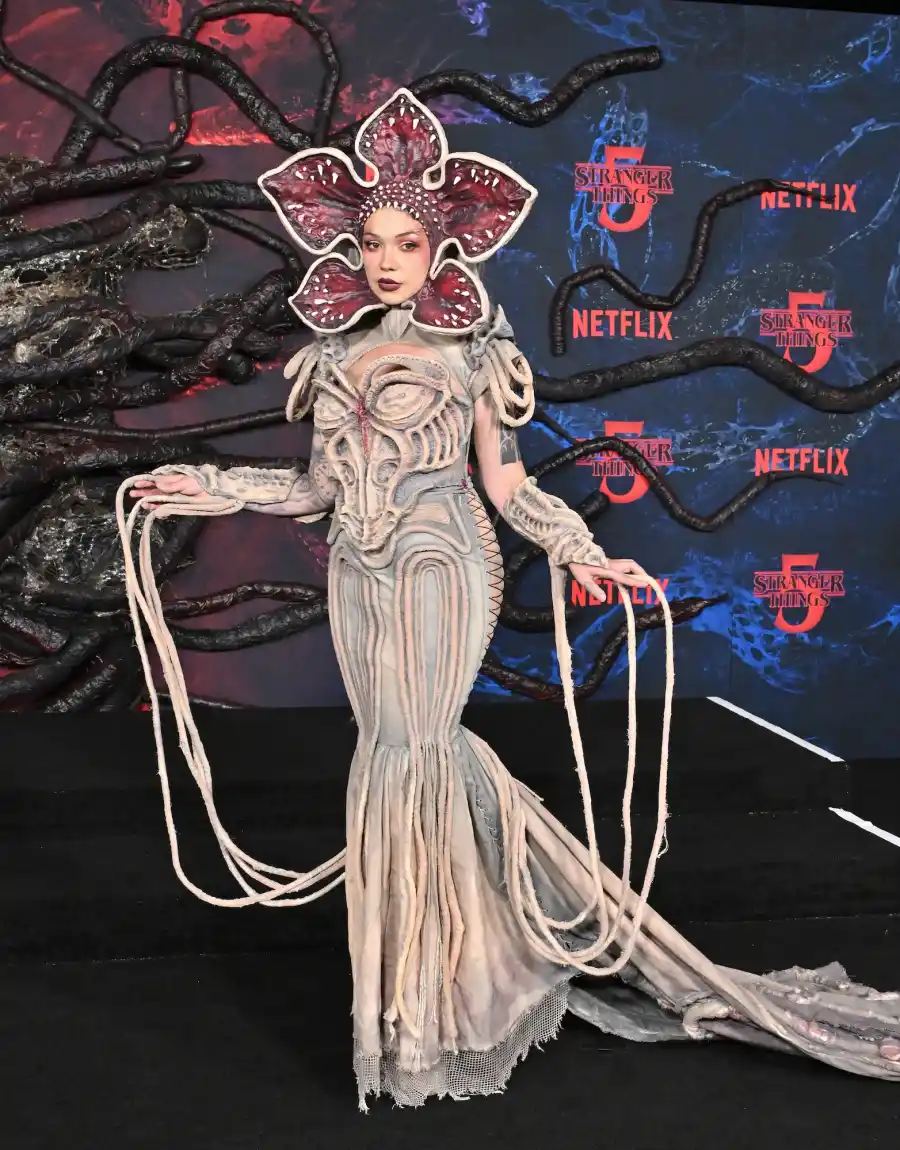 Stars Channel the Upside Down in Spooky Sexy Looks at the ‘Stranger Things’ Season 5 Premiere Red Carpet