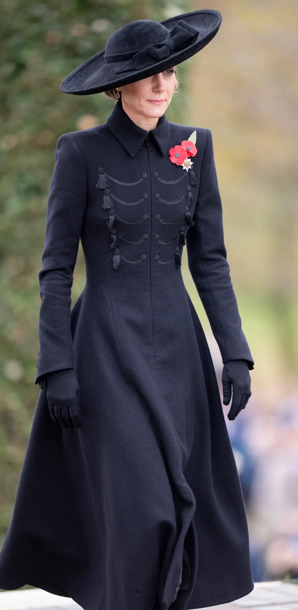 Kate Middleton Appears to Change Up Royal Protocol With Solo Armistice Day Outing