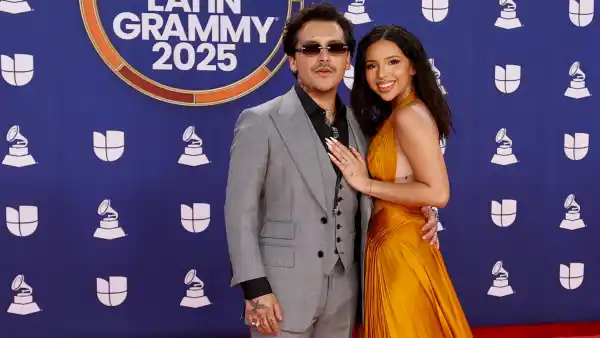 Christian Nodal y Ángela Aguilar.