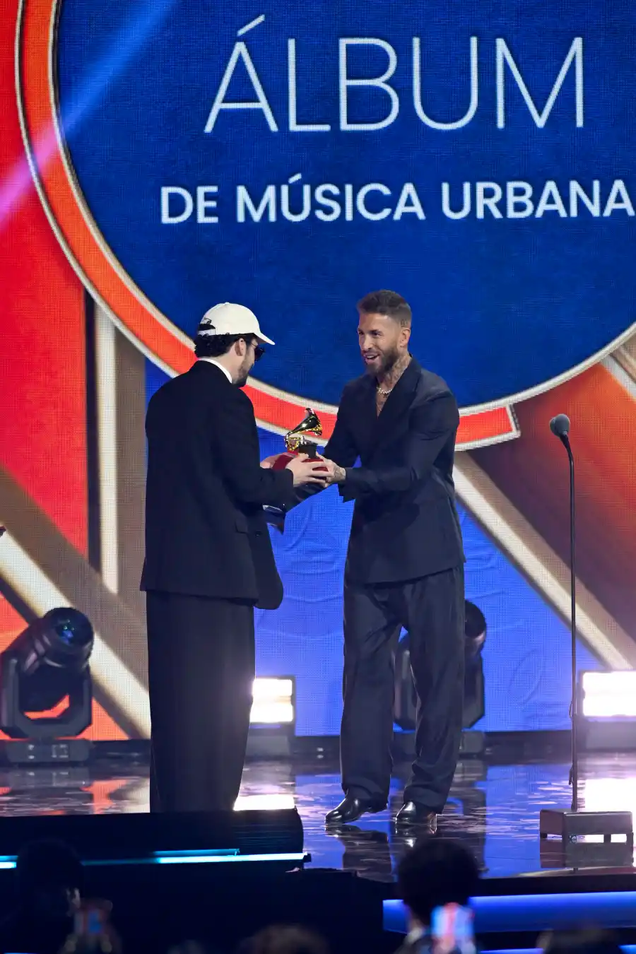 Bad Bunny y Sergio Ramos.