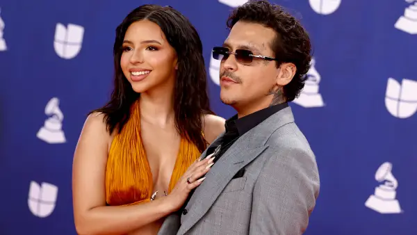 Christian Nodal y Ángela Aguilar.