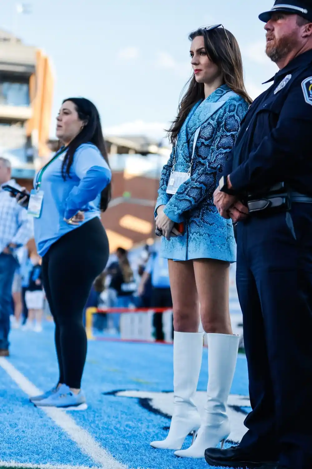 GettyImages-2247401352 jordon hudson defiantly wears snakeskin at tar heels game